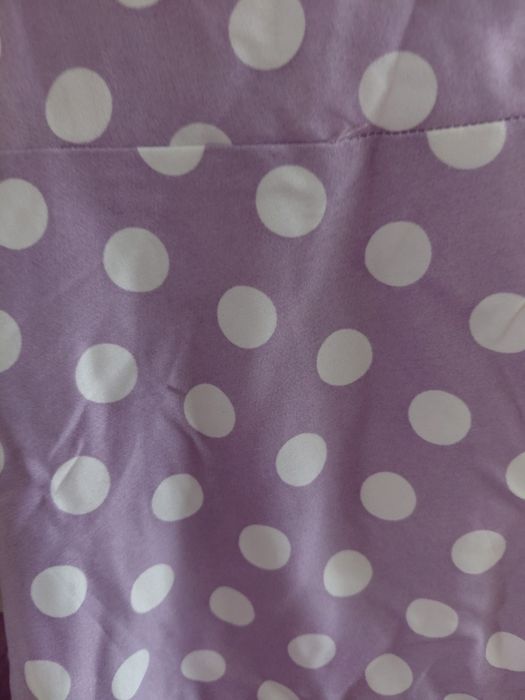 Літня сукня міді на запах лавандового кольору, 48-50 розмір