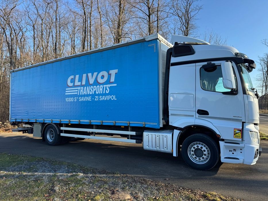 Mercedes-Benz  ACTROS 1835 Euro-6 Firanka 22 Europalety Winda