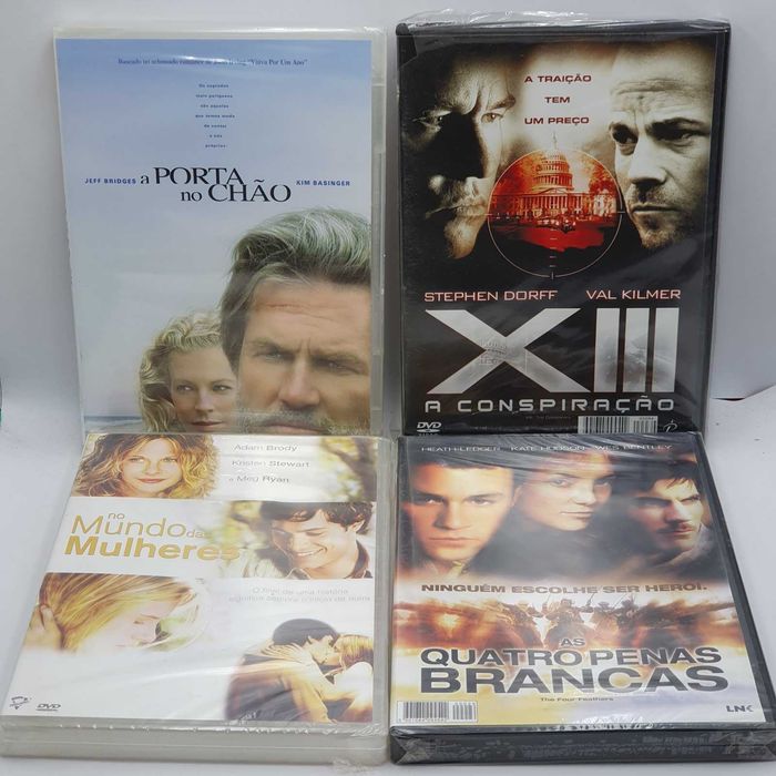 Lote 1/4 - Pack de 18 Filmes Novos e Selados em DVD - Ref.VI