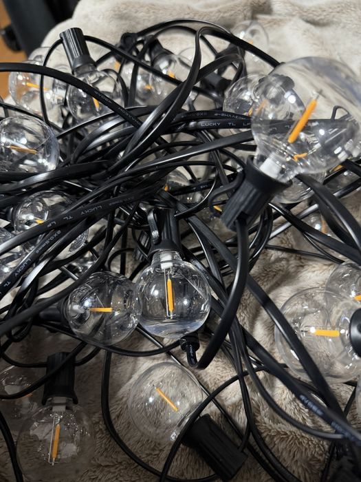 Вулична ретро-гірлянда G40 (20 метрів, 48 LED ламп + 2 запасні