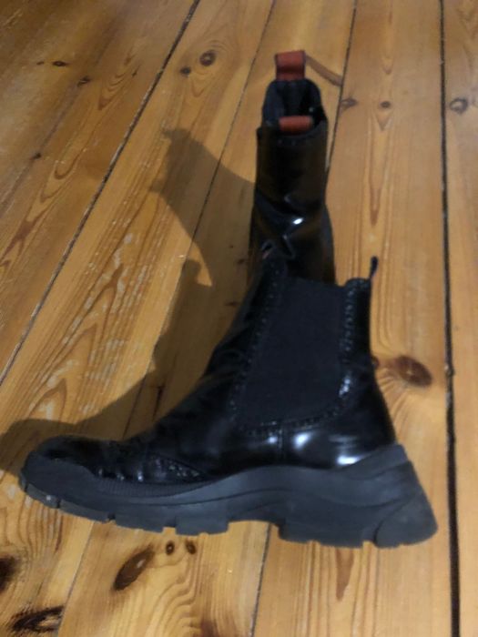 Marc O'Polo buty botki sztyblety na platformie za kostkę 39- 25,5cm