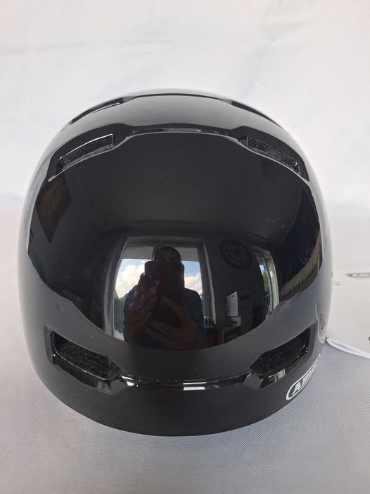 Kask rowerowy Abus Skurb Kid Shiny Black S 50-55cm BMX