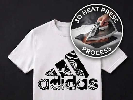 Принт Adidas для футболки — термонаклейка