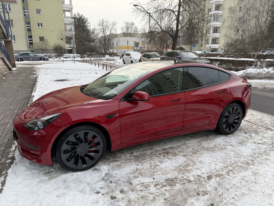 Tesla 3 Performance, 2021, Salon Polska, 1 właściciel, bezwypadkowy
