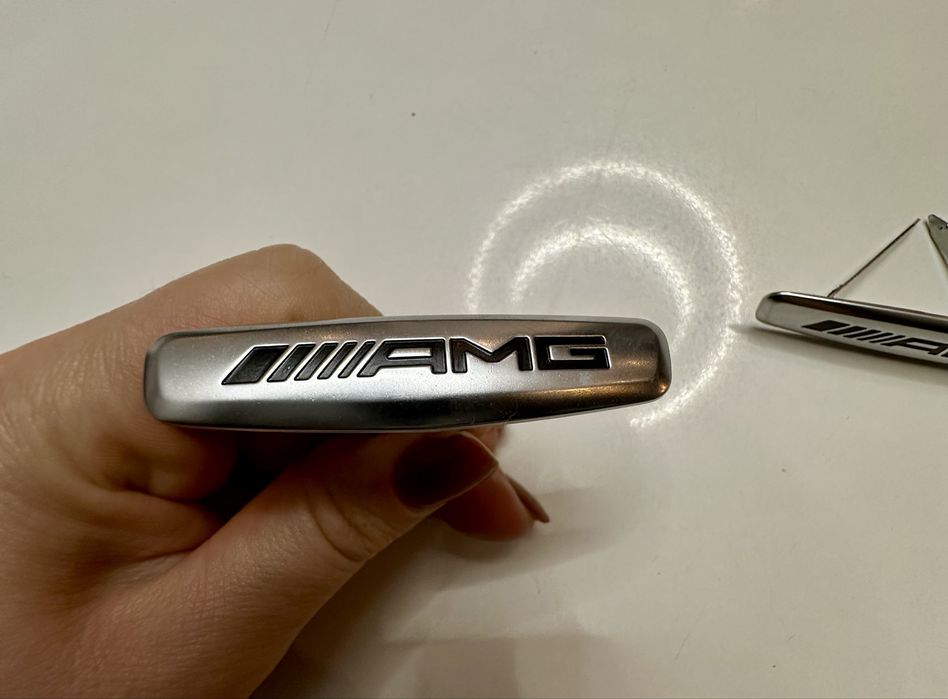 Emblemat Tabliczka Foteli Mercedes AMG Orginał