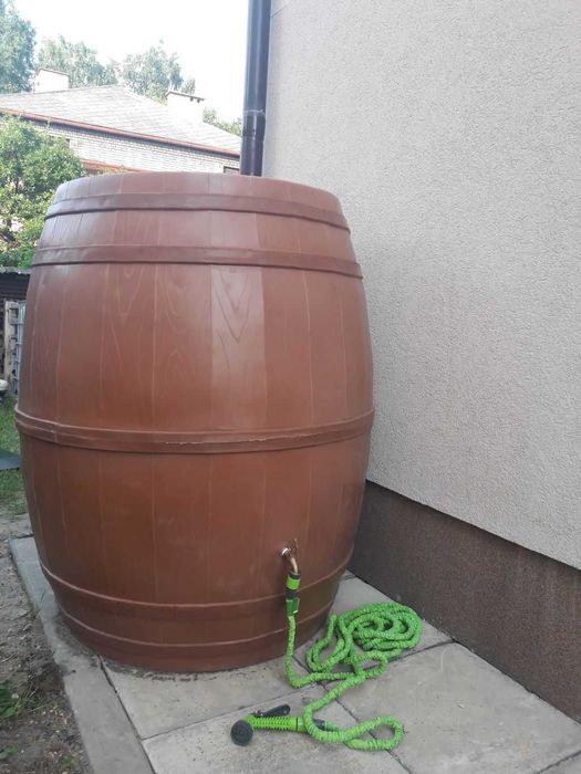 Beczka na deszczówkę 1000 L, OZDOBNA, Beczka na wodę 1 m3