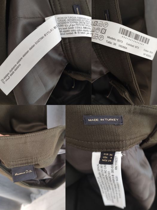 Massimo dutti Широкі штани зі стрілками С-М