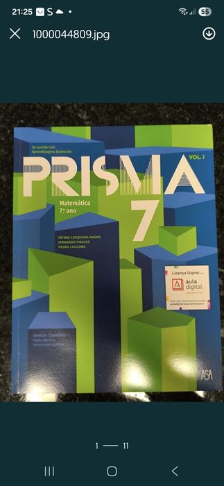 Livro de matemática 7a    prisma7 Novo