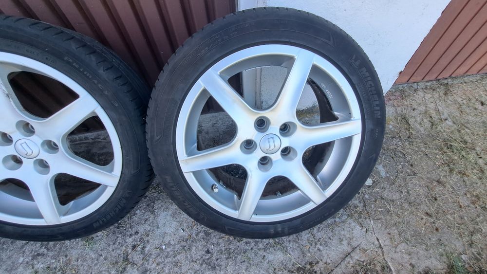 Alufelgi 17 5x108 Mondeo ET40 7J Opony Lato 225 45