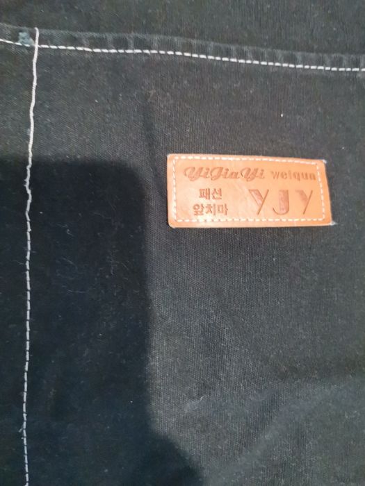 Porządny fartuch kuchenny gastronomiczny czarny