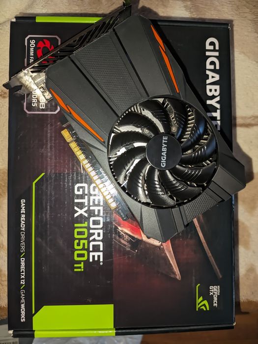 Відеокарта Gigabyte GeForce GTX 1050 Ti D5 4G