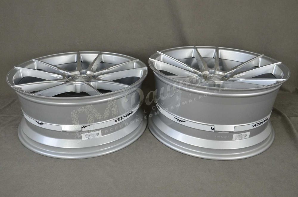 Felgi VEEMANN V-FS24 19" 8,5J ET35 + 9,5J ET43 5x120 Silver Machined
