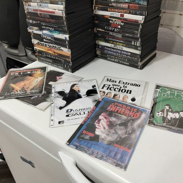 DVDs 116copias,45originais