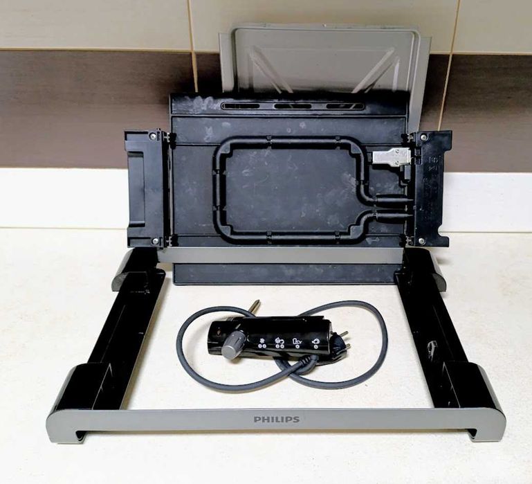 Grelhador placa grande de mesa elétrico Philips