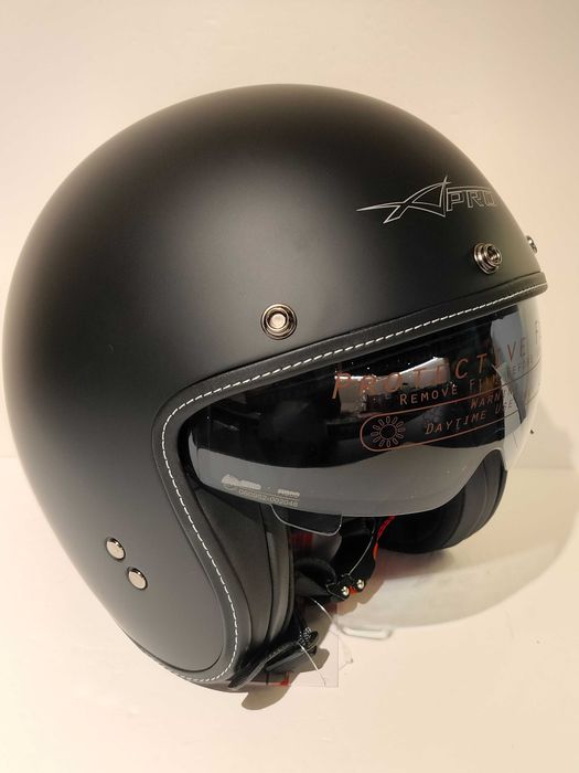 Capacete classico aberto caferacer shooper moto scooter novo