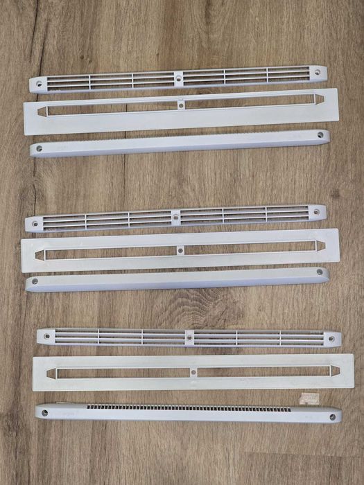 Grelhas autorreguláveis de ventilação