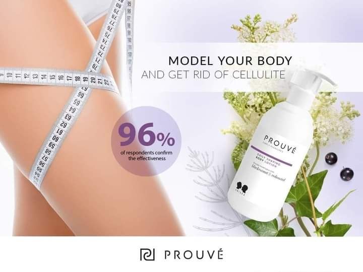 Emulsão Modeladora de Corpo Prouvé com oferta massageador de Jade(Envi