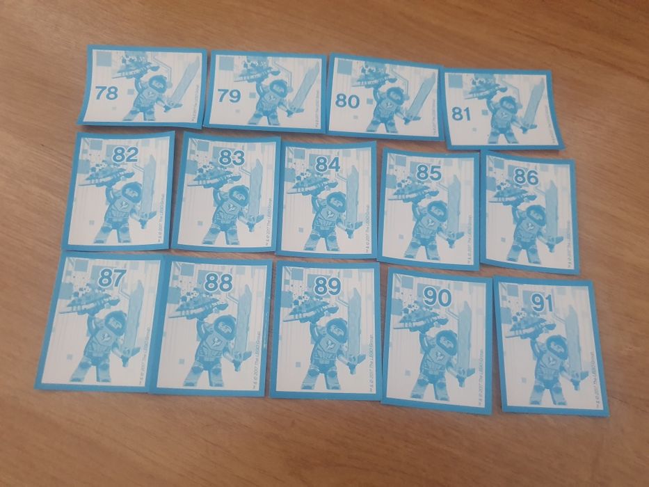 Naklejki Lego Nexo Knight