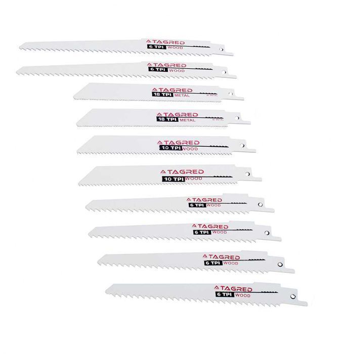 Zestaw brzeszczotów do piły szablastej 12-elementów lisi ogon