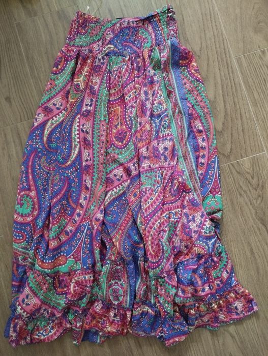 Spódnica Boho indyjska jedwab