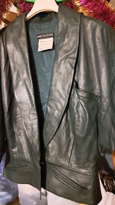 Шкіряна італійська куртка косуха