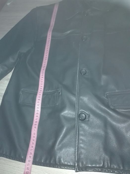 Skóra  męska czarna