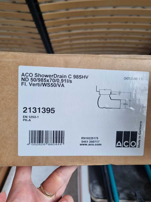 Odpływ liniowy ACO Showerdrain C