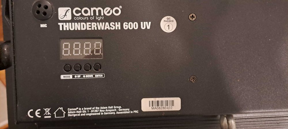 стробоскоп cameo thunder wash 600 rgbw