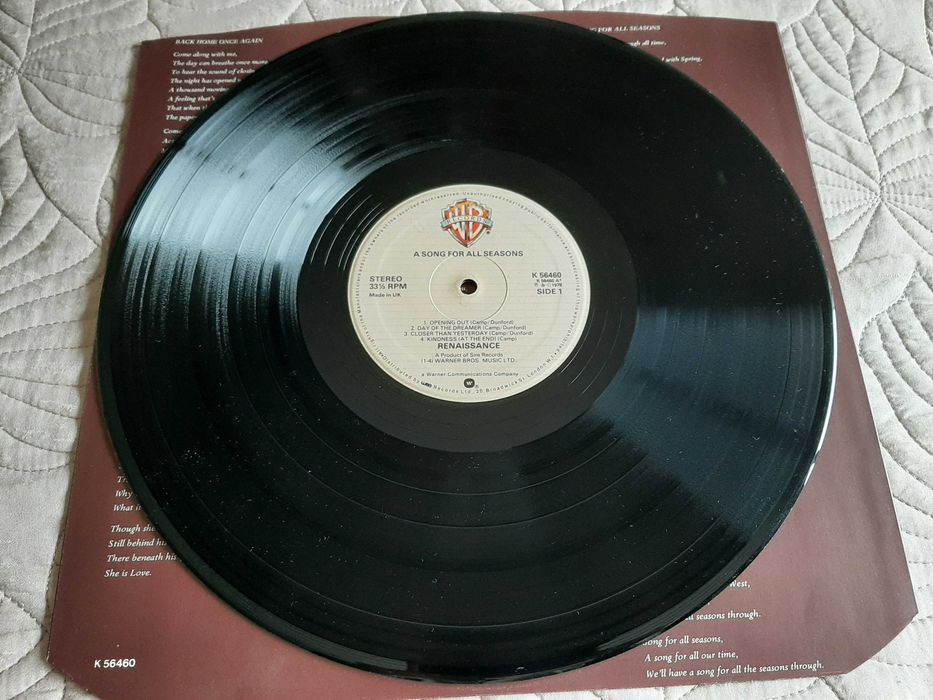 Renaissance - A Song For All Seasons - UK - Vinil LP (Com Poster)