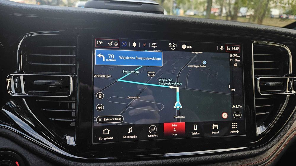 Dodge Durango 14-26 Kluczyki, Konwersja, Nawigacja, Język polski