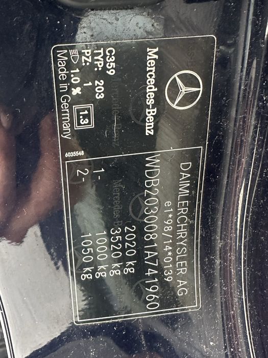 Mercedes c220 CDI w203 2004 w calosci na czesci
