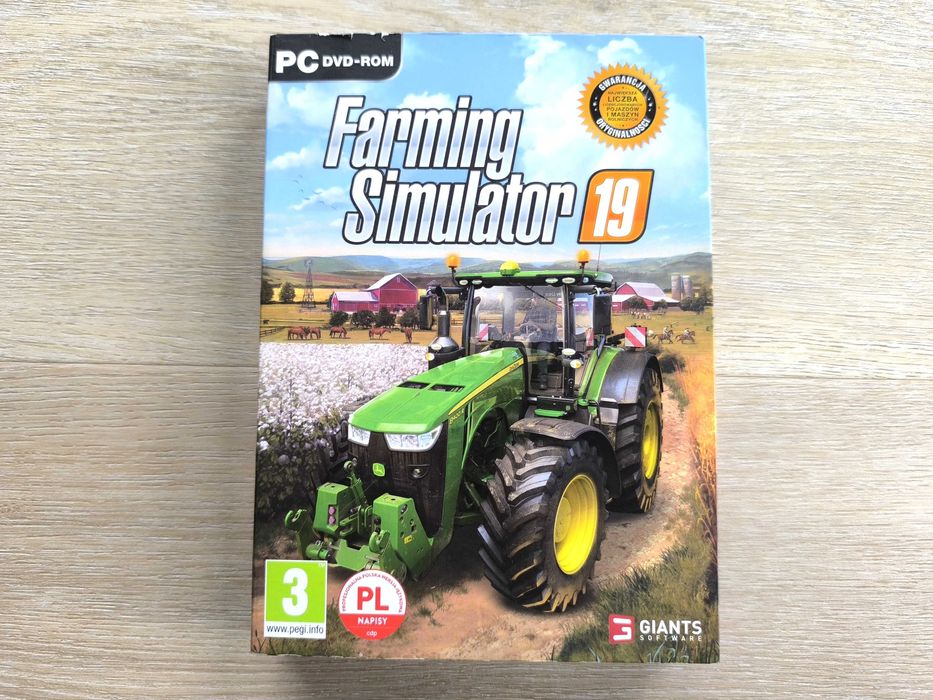 Farming Simulator 19 [PC] (POLSKA WERSJA) + 2x Kolekcjonerska Mapa / Plakat