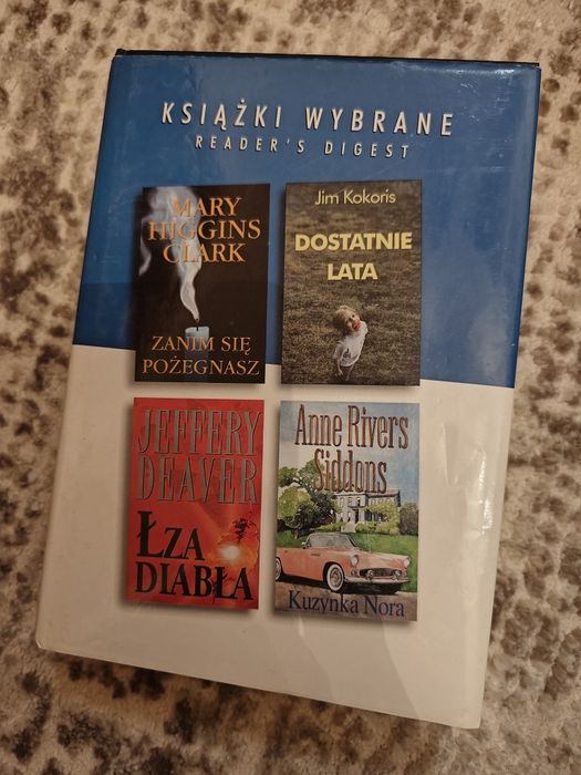 Książka- Zanim się pożegnasz, Dostatnie lata, Łza diabła, Kuzynka Nora