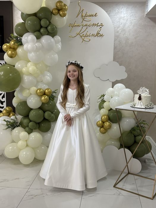 Сукня на перше причастя 134/140