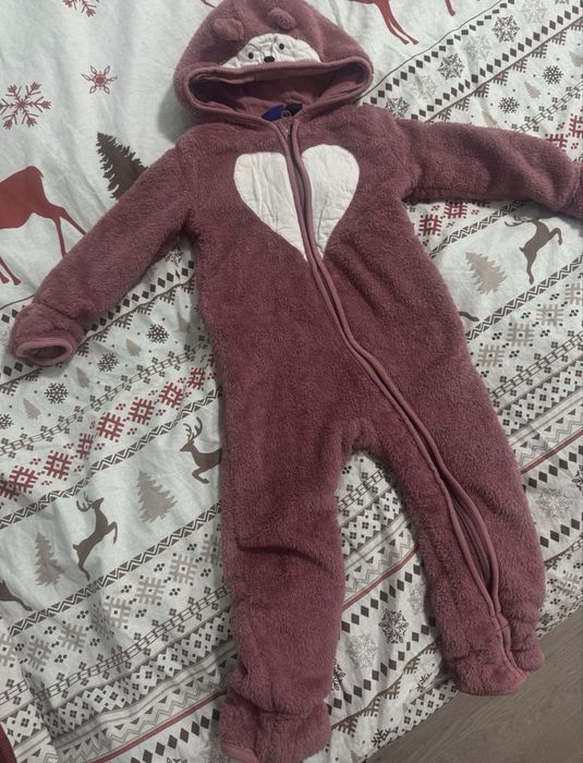 Комплект 3 Флісові Чоловічки ромпер old Navy 18-24m, Carters,Lupilu
