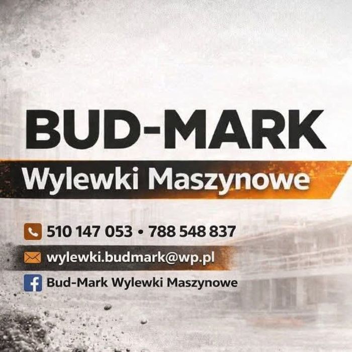 Wylewki maszynowe, tynki