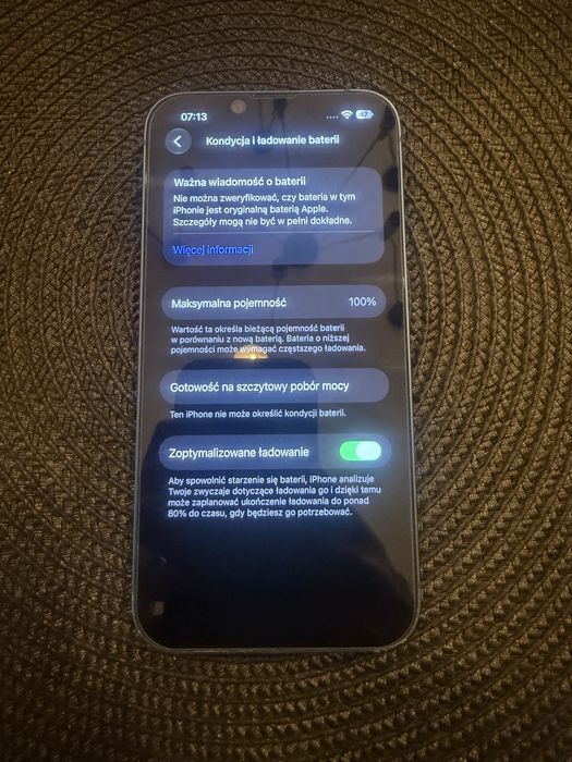 Iphone 13 128GB • Niebieski • 100% baterii