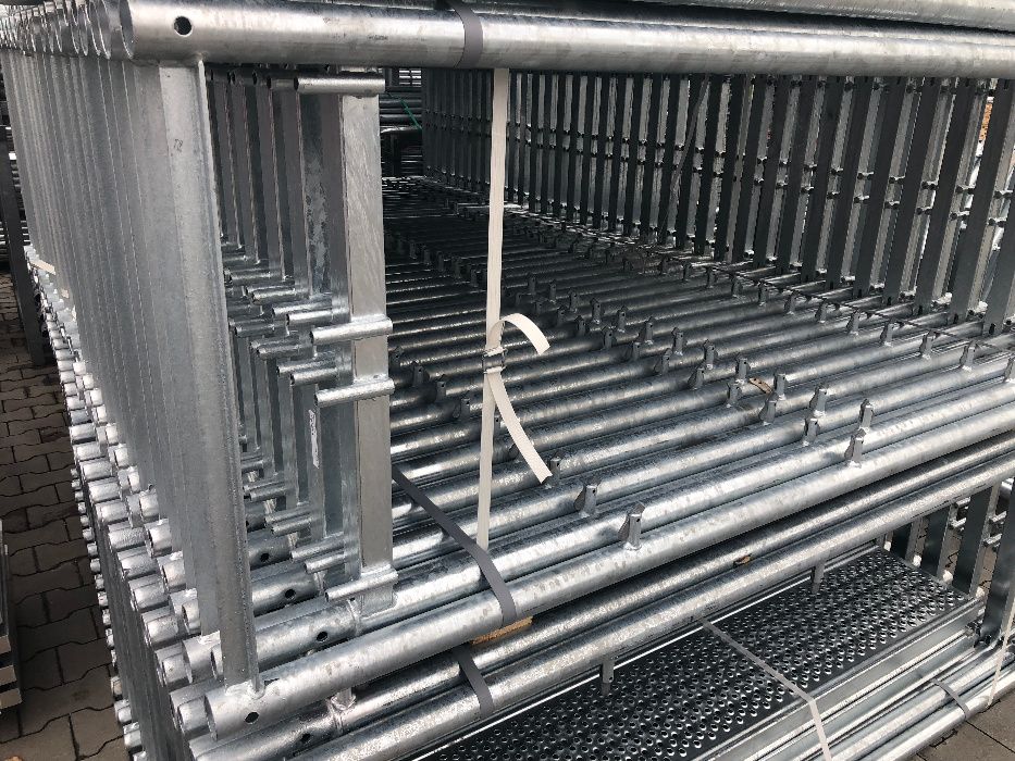 Rusztowanie Fasadowe Elewacyjne Ramowe Typ Plettac 24m2 3x8 Ruszt