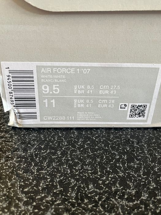 Nike Air Force 1’07 CW2288-111 rozm.43