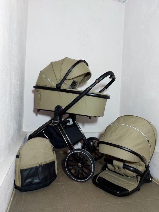 Коляска новинка 2025 року El.camino  Prestige  посилена амортизація