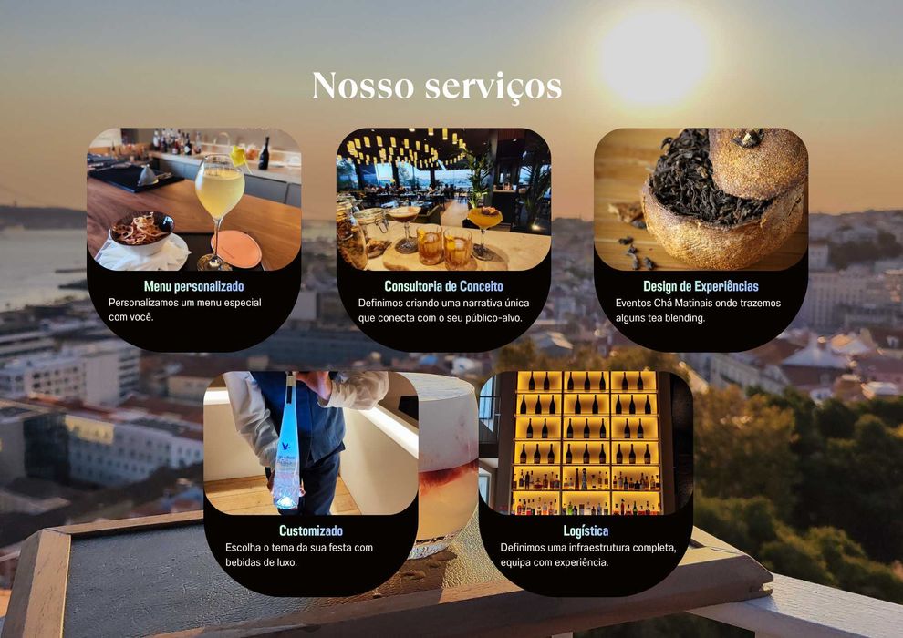 Serviço de bar e eventos.