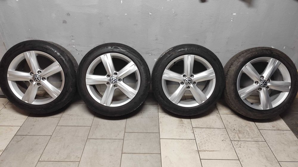 Alufelgi koła felgi 17" 5x112 Oryginał VW passat Golf ,Audi+opony lato