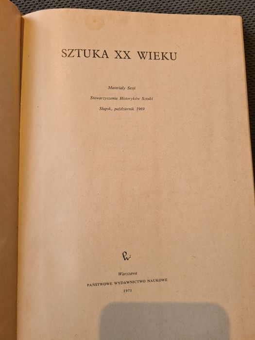 Sztuka XX wieku, materiały sesji, Jan Białostocki