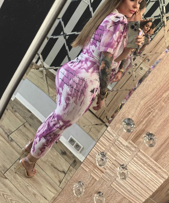 River Island piękna midi drapowana 36 S impreza lato na codzień