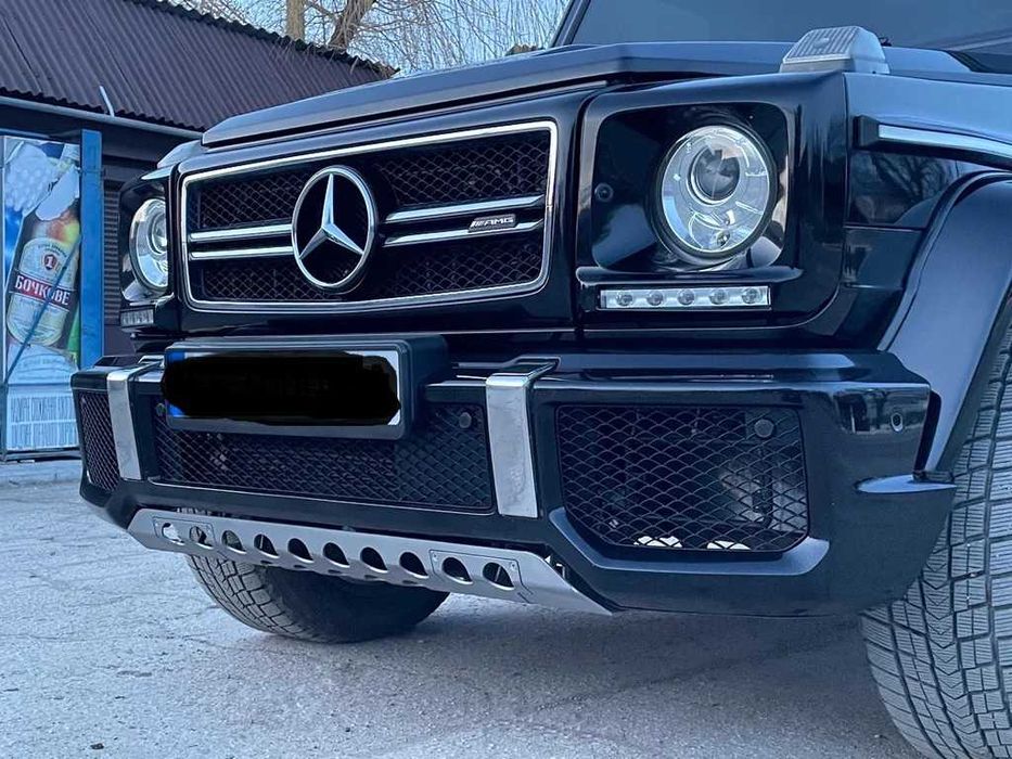W463 накладки фар окуляры  Led на Mercedes G-Class W463 Гелик кубик