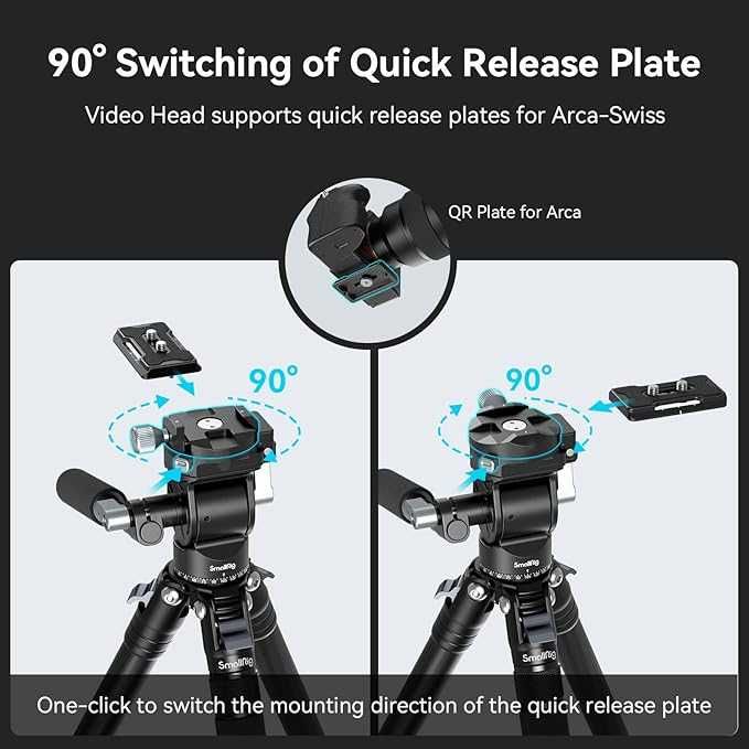 SMALLRIG 4104 Głowica do fotografowania w pionie/poziomie