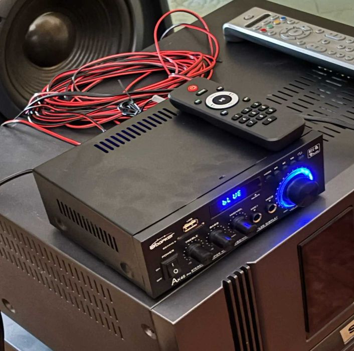 Усилитель звука Woopker AK45 Pro Bluetooth Підсилювач 2.0 HiFi для колонок