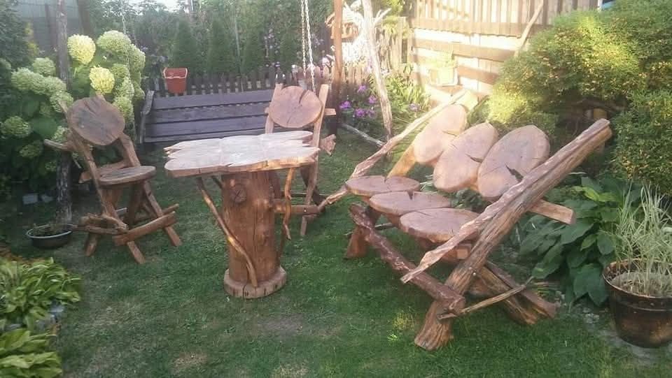 Zestaw ogrodowy-stol.lawka,krzeslo