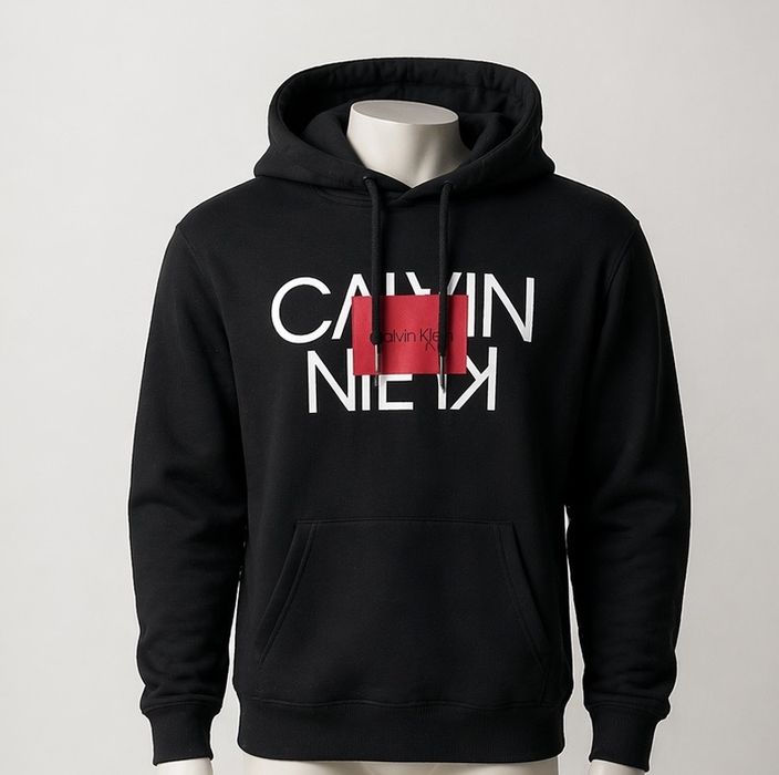 Bluza  męska   CALVIN KLEIN  oryginalna S/M czarna z kapturem