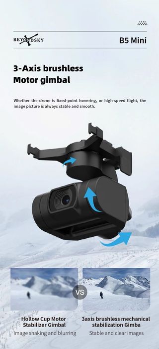 Beyondsky B5 mini drone GPS para peças